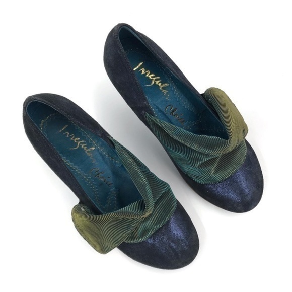 Irregular Choice Blue Green Flick Flack Heels 6.5 - Picture 7 of 10